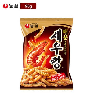 농심 매운새우깡, 90g, 2개