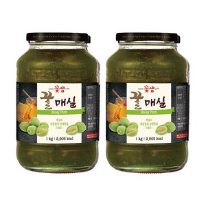 꽃샘 꿀매실차골드 1kg 2개세트, 1개입, 2개