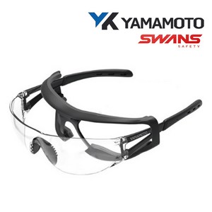 일본 YAMAMOTO 작업용 산업용 보안경 안전 고글 보호 방풍 안경 LF-240G, 1개