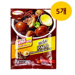 태국 로띠 차이니스 파이브 스파이스 파우더 팔로 60g x 5개 족발 장조림 카오카무 Rosdee Palo Powde