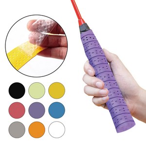 VOLAR 미끄럼방지 배드민턴 그립 테이프 16P, 그레이