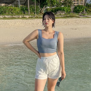 [44~88/자체제작] 비키비키 조니 아노락 스트링 팬츠 스윔 이너속바지 일체형 여성용 보드숏 빅사이즈 레깅스 이너 래쉬가드 반바지