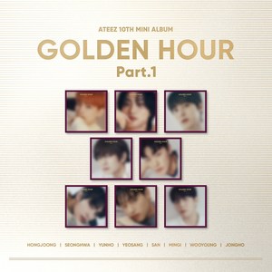 에이티즈 미니 10집 골든아워 GOLDEN HOUR Pat.1 디지팩 미개봉 / 멤버선택, 종호