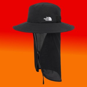 [국내정식매장] 노스페이스 등산 모자 ECO LIGHT SHIELD HAT - BLACK 트레킹 부니햇 정글모 차양 햇빛가리개, L