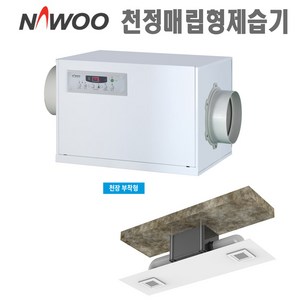 나우이엘 천정형제습기 NED-053C 천정매립형 90리터 산업용 영업장 사무실/HK, NED-036C(65리터-천정매립형)