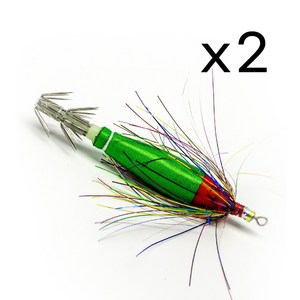 가오피싱 틴셀 에기 3.4g 2개입, 2개, 수박