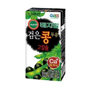 베지밀 검은콩 고칼슘 두유, 190ml, 24개