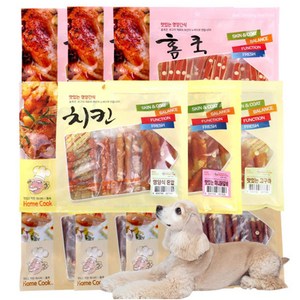 홈쿡 강아지 간식 400g, 고소한 쌀스틱, 5개