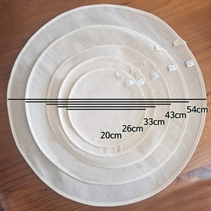 국산 광목 면 찜보자기(원형) 만두깔개 찜망 찜시트 찜깔개 면보 찜기망, 1개