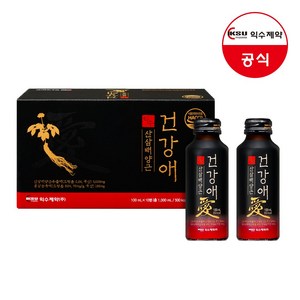 익수 건강애 산삼배양근 홍삼농축액, 10개, 100ml