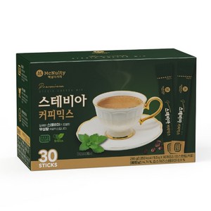 맥널티커피 스테비아 커피믹스, 9.5g, 30개입, 3개