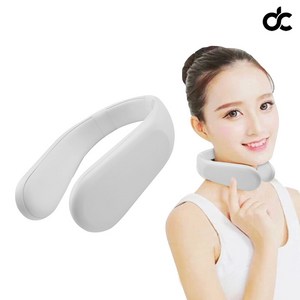 디큐브 충전식 목난로 넥히터 넥밴드 온열기, 화이트