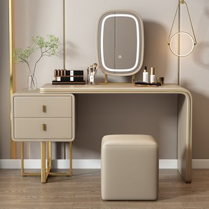남쪽나무 화장대 거울 화장대 (LED거울 포함+걸상)3종 80/100/120CM F950-A106, 80CM, 샴페인색