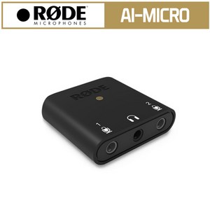 [정품 인증] RODE AI-Mico 로데 컴팩트 USB 오디오 인터페이스 컴팩트 휴대용 초소형 오인페