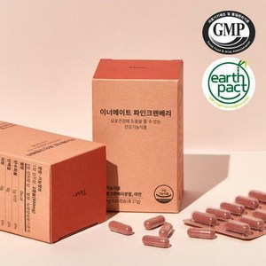 크랜베리가 통째로 방광영양제 InnerMate Fine Cranberry 1개월 (60캡슐), 60정, 1개