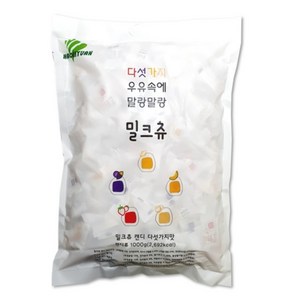 하오리위안 밀크츄캔디 다섯가지맛, 1kg, 1개