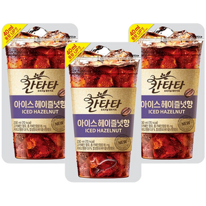 칸타타 아이스 헤이즐넛향 230mlx30팩, 230ml, 30개