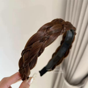EUNOIA 여성용 2종땋은 벼머리 꽈배기 머리띠