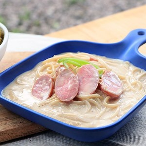 손잡이 접시 사각 멜라민 어린이 식기 홈파티 다회용 그릇, 1개, 07 코발트블루