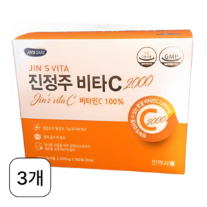 진정주 비타C2000(180포) 3박스, 2g, 3개