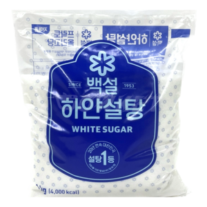 백설 하얀설탕 업소용 대용량 소포장 식당용 1g, 1kg, 1개
