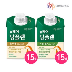 뉴케어 당플랜30팩 classic (인절미맛15팩+ 호두맛15팩), 200ml, 1박스