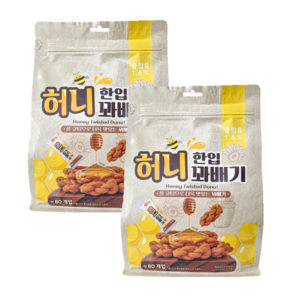 허니 한입꽈배기, 520g, 2개