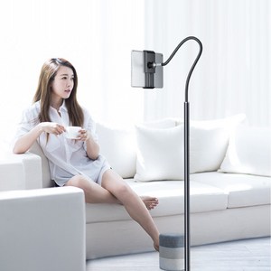 다쓱 핸드폰 태블릿 자바라 거치대 논슬립 스탠드 탭 패드 스탠드 침대 거치대 1.75m, 다쓱태블릿거치대블랙