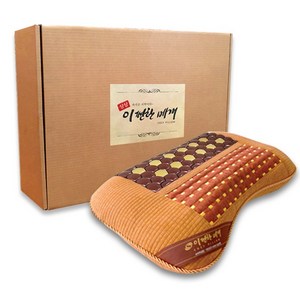 세라믹 이편한베개 남녀공용 / 세라믹+황토볼+참숯 인체공학적설계, 1개