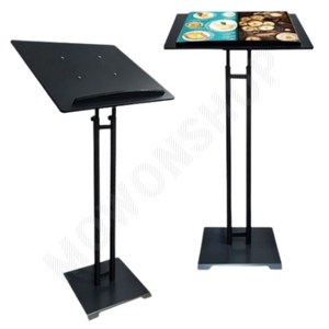 외부메뉴판 실외 야외 입구 메뉴판 메뉴거치대 BK B 철제메뉴판 스틸입간판