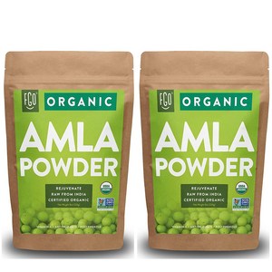 2개세트 FGO 암라가루 amla 암라 파우더 Organic Amla Powder, 226g, 2개