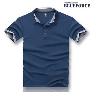 블루포스 남성용 피레콘 반팔 카라 티셔츠