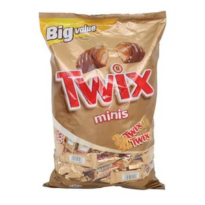 !! 코스트코 트윅스 미니스 대용량 1400g /Twix minis 초코바, 1.4kg, 4개