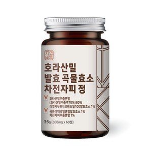 자연바름 카무트 효소 호라산밀 발효 곡물 복합효소 차전자피 자몽 오렌지 정, 60정, 36g, 1개