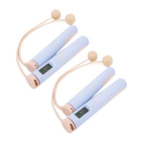 써니요가 줄없는 멀티 2in1 스마트 디지털 줄넘기 노라인 실내 무선 무소음, 2개
