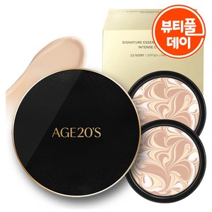 에이지투웨니스 시그니처 에센스 커버 팩트 인텐스 케이스 1p + 리필 14g 2p 세트, 13호, 1개