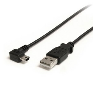 USB 2.0 A 타입 미니5핀 외장 하드 액션캠 카메라 하이패스 블랙박스 디카 mini5핀 구형 충전 ㄱ자 케이블, 1개, 60cm