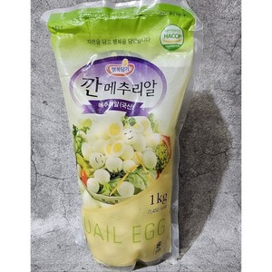 국내산 깐메추리알1kg, 1개, 1kg