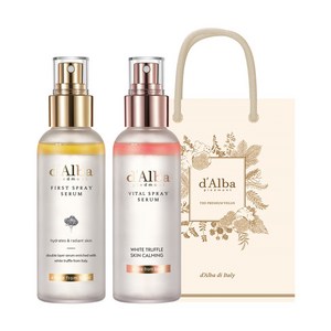 달바 화이트 트러플 퍼스트 스프레이 세럼 100ml + 화이트 트러플 바이탈 스프레이 세럼 100ml + 기프트백, 1세트