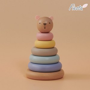 피에스타 아기 곰 무지개 링 쌓기, 단품, 1개