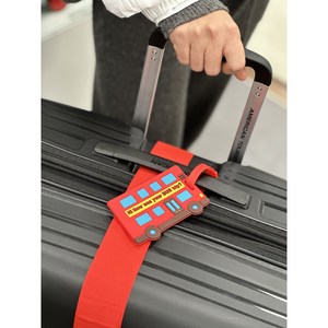 [1+1]조킹글로벌 캐리어벨트 네임택 해외 여행가방 이름표 밸트 2종세트