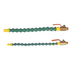 맘모스 자바라호스 (밸브) 플렉시블 사출 급유 절삭유 공급 밸브부착, PT 3/8 (400MM), 1개