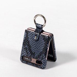 본아띠 가죽 링머서 아나콘다 갤럭시 제트플립3 Z플립2 지플립1 크로스 고리 링 케이스