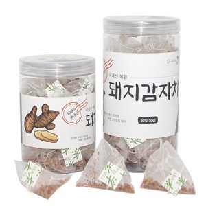 지구마을 국내산 삼각티백 전통차 돼지감자차 티백차, 1개, 30개입, 1g