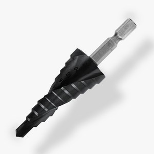알덴 AL-422H 스텝드릴 4~22mm 스파이럴 HEX 스텝기리, 1개