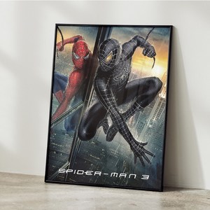 스파이더맨 포스터 영화액자 거실 인테리어 아이언맨 마블포스터 10, A4 사이즈(210x297mm), A4포스터만 구매