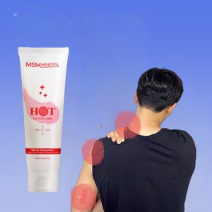 SUL케어 MSM 식이유황크림 근육 통증 마사지용 스포츠크림 HOT/COOL 120ml, 튜브 HOT