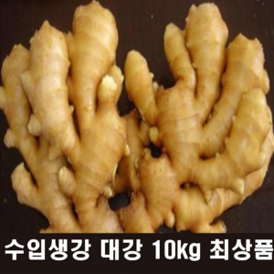 마시존 햇 수입 세척생강 10kg 최상품 신선생강 대강 면강 생식용 육수용 조리용 절임용, 1개