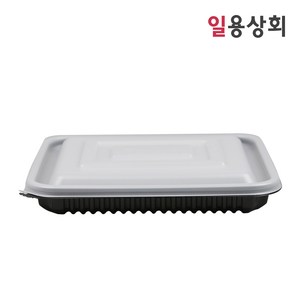 [ILYONG] 사각 찜용기 JH 23193 900ml 200세트 검정, 200개, 1개