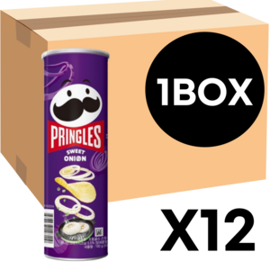 프링글스 스윗어니언맛 대용량 편의점 과자, 12개, 100g